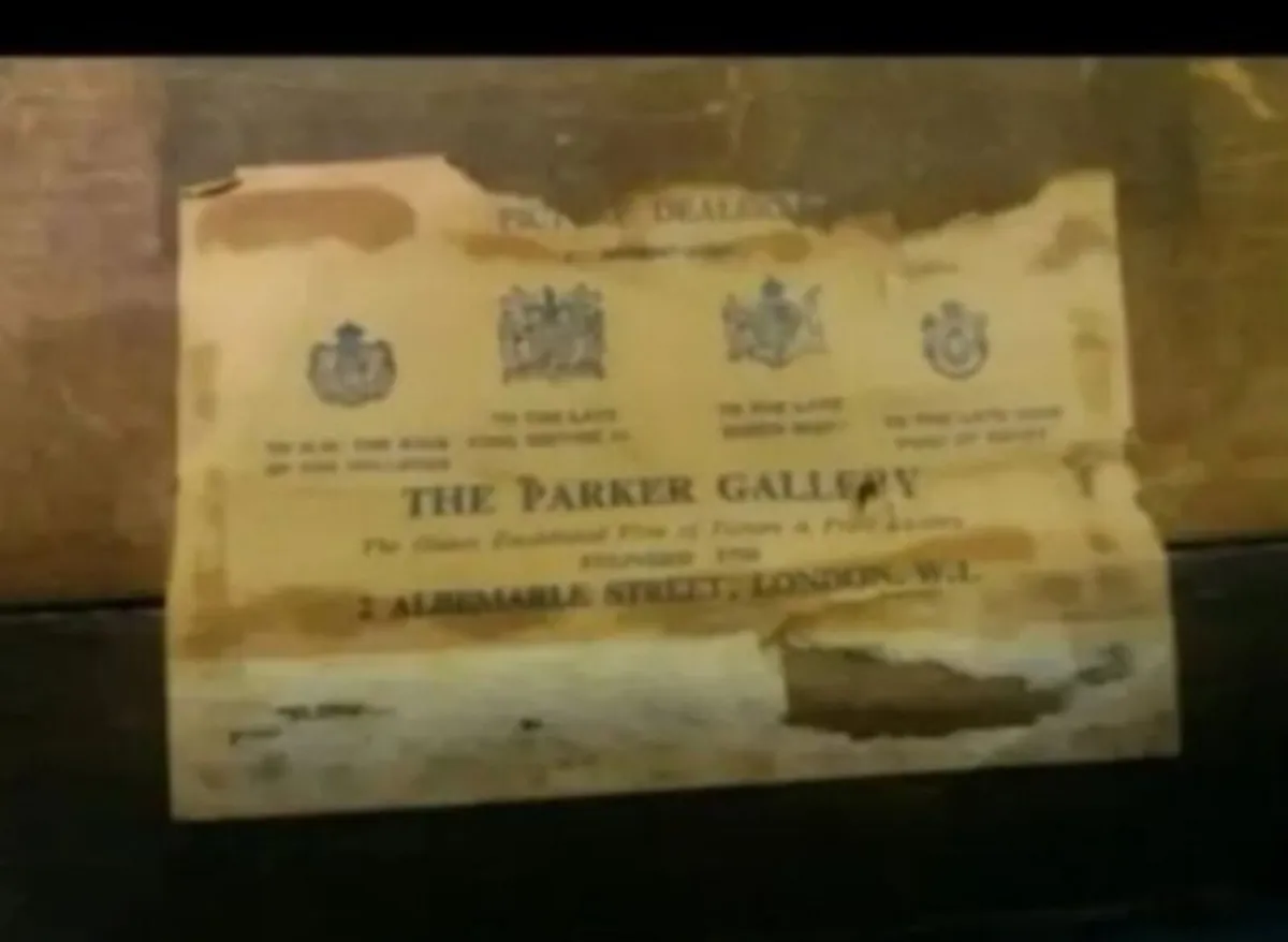 R. Hayward painting 1876 aquarelle - Image 4