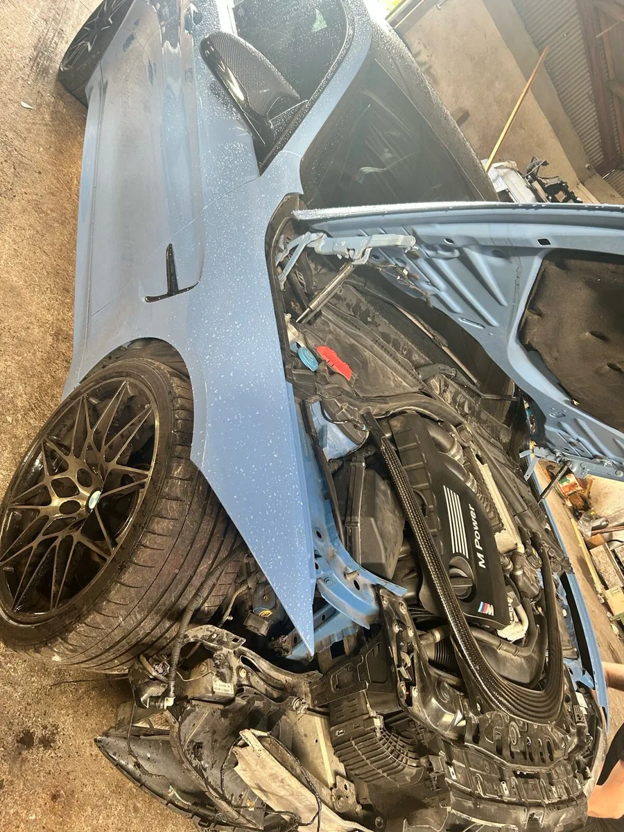 BMW m4 Competition breaking