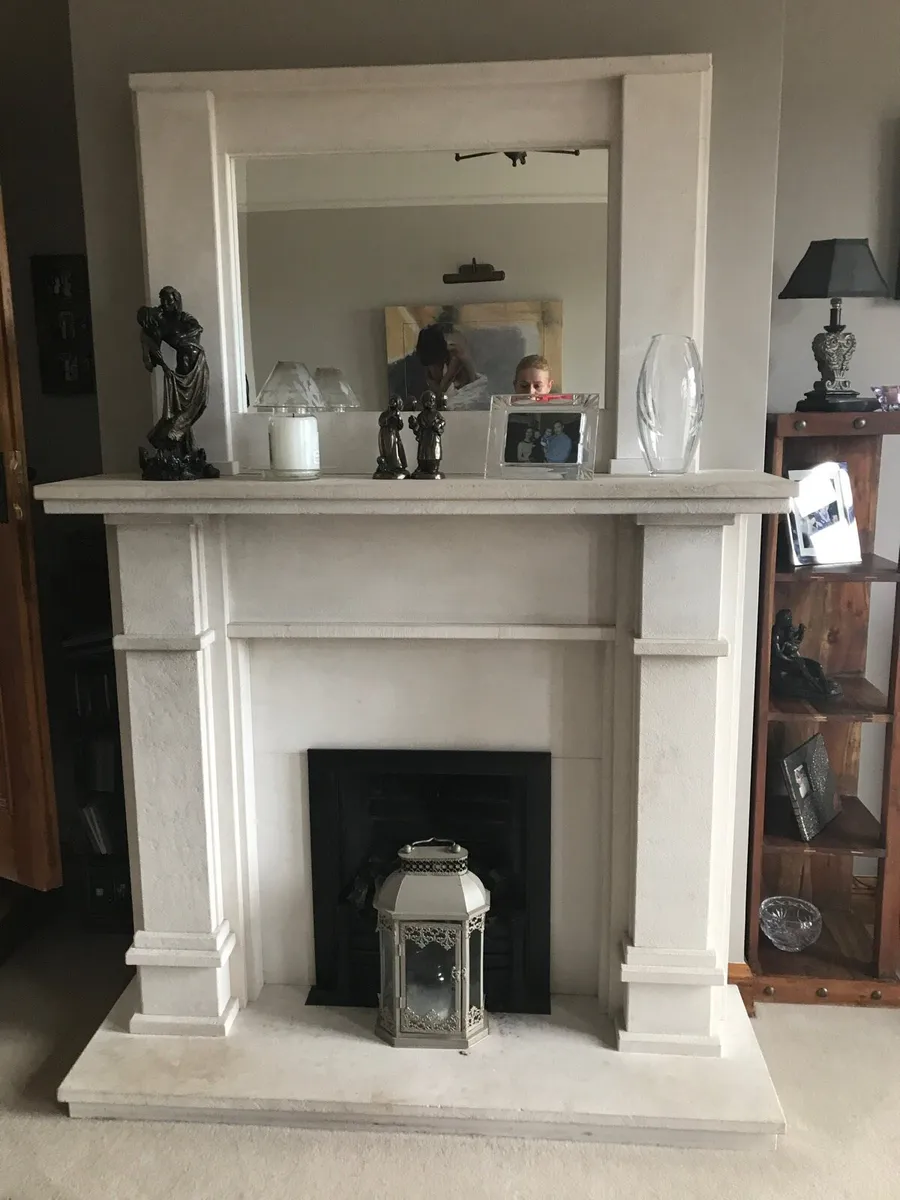 Stone Fireplace & Gas Fire - Image 1