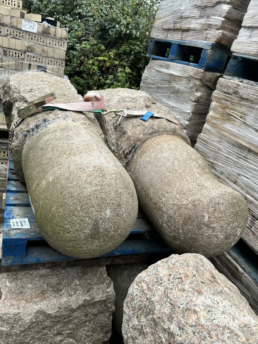 Reclaimed Silver Granite Marine  Bollards - Image 2