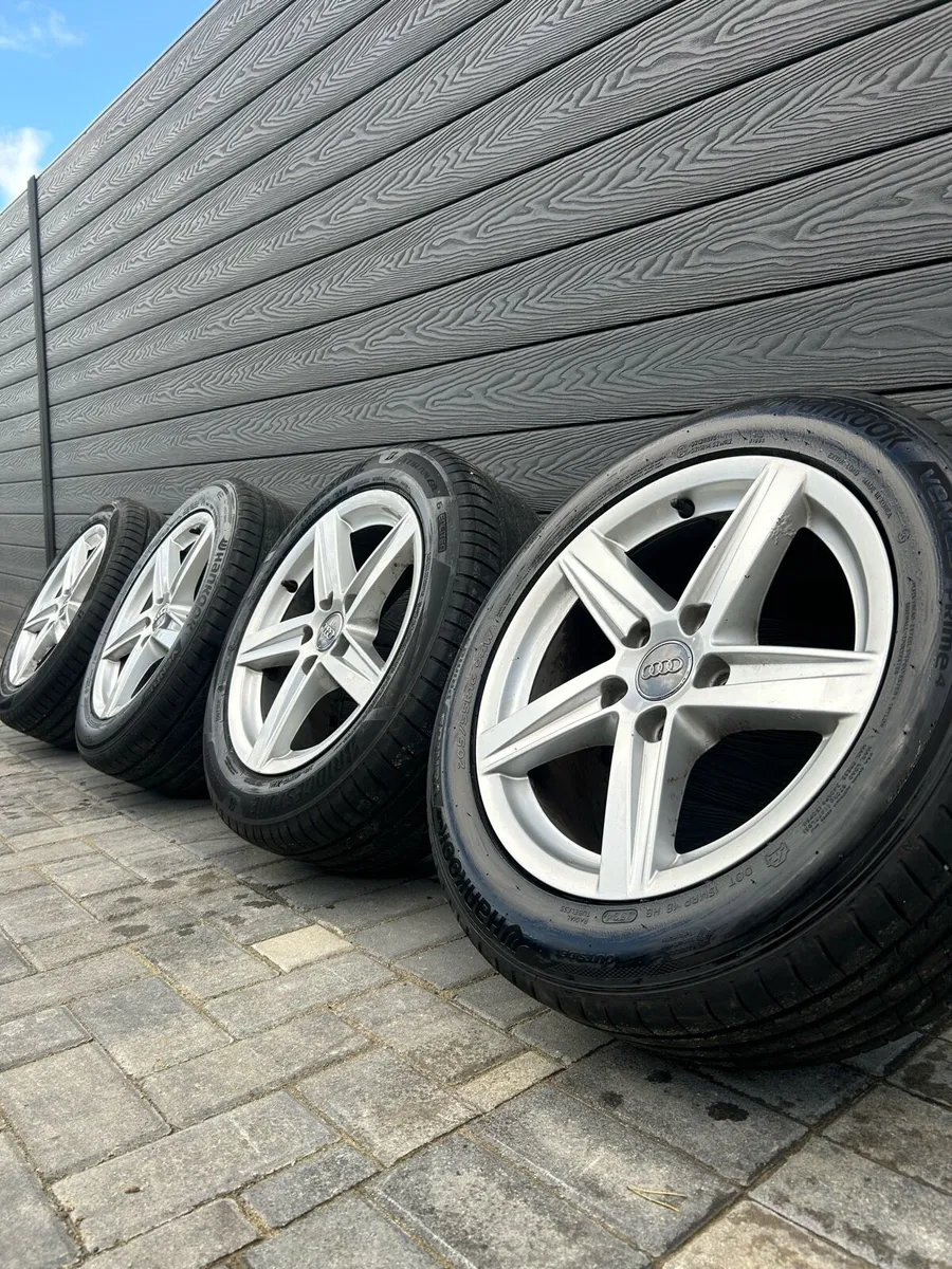 16” GENUINE AUDI A3 ALLOY WHEELS & TYRES - Image 1