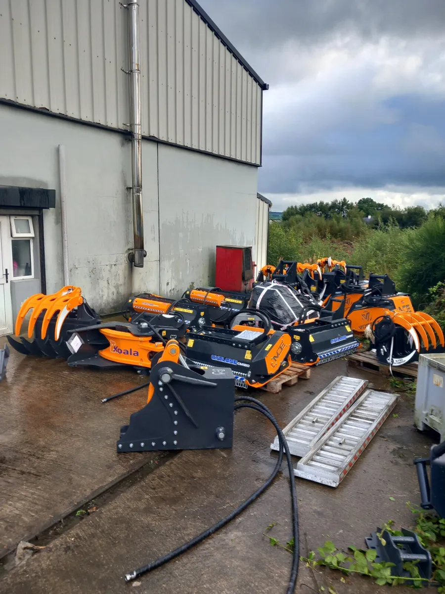 MDE Mulchers tree shearers grabs and post drivers - Image 1