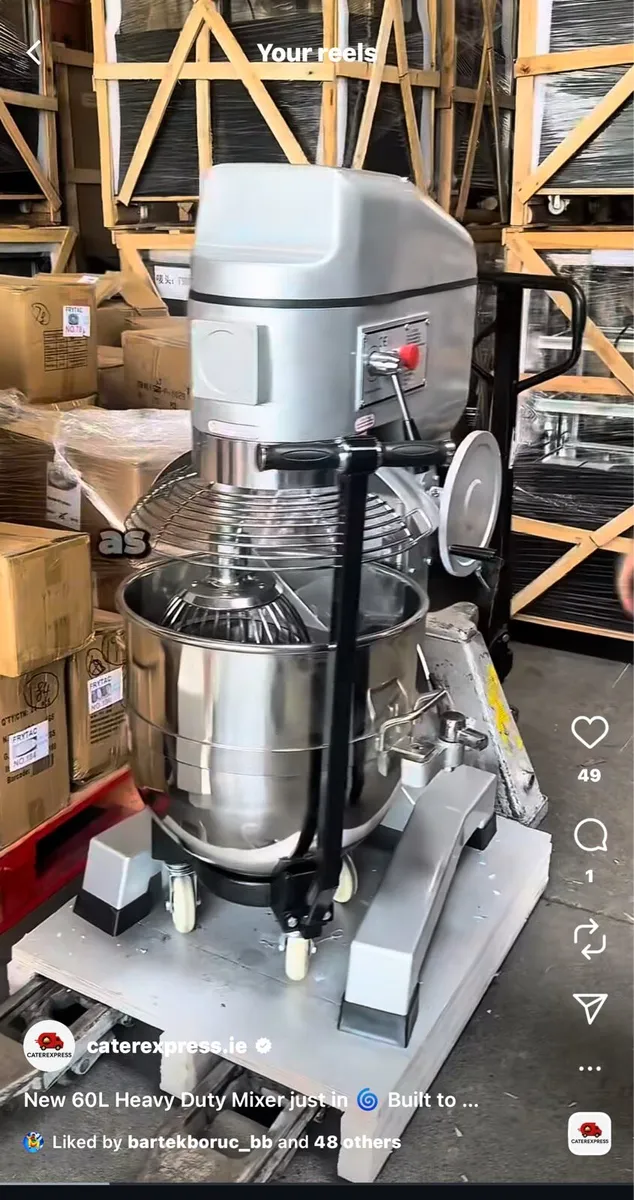 New frytac 60lt heavy Duty planetary mixer - Image 2