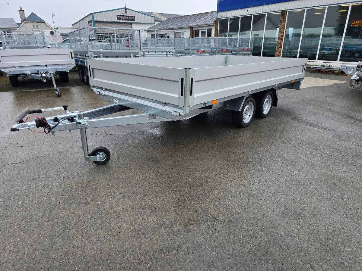 13ft dropside trailer 2700kg - Image 2
