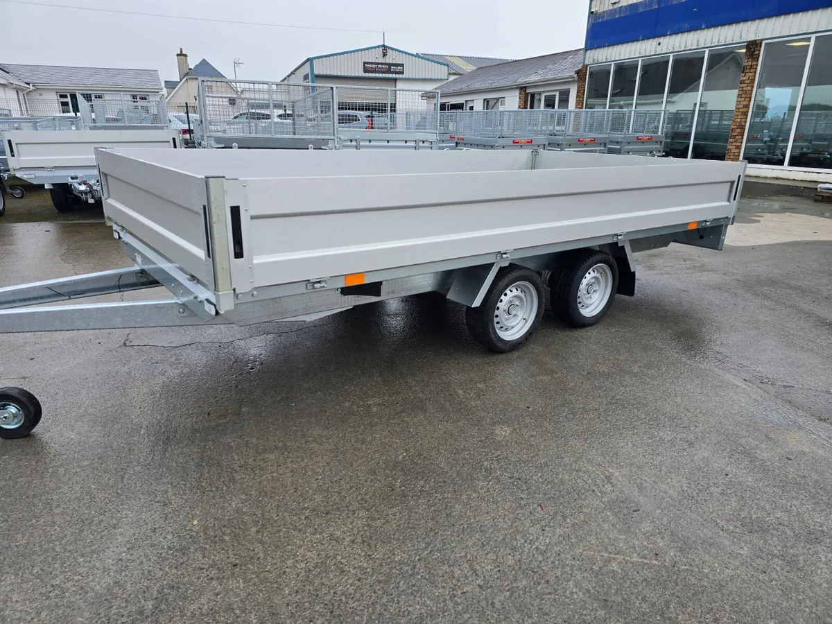13ft dropside trailer 2700kg - Image 1