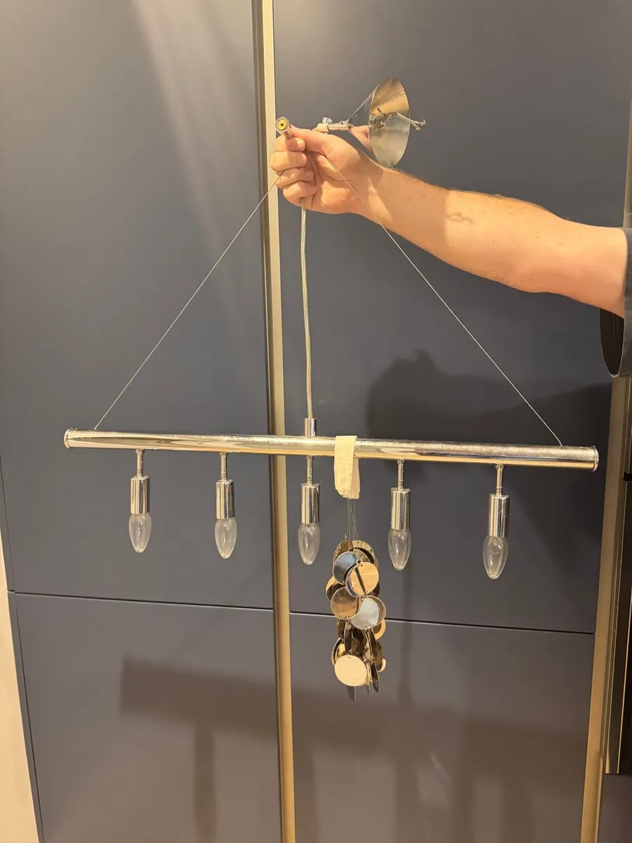 Chrome Dining room ceiling light - Image 4