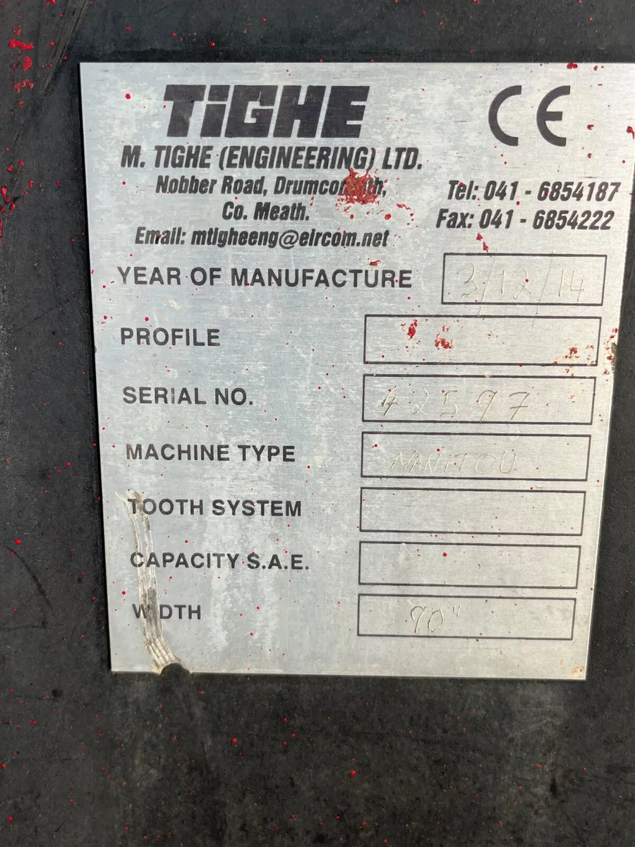 Manitou Tighe teleporter bucket like new - Image 2