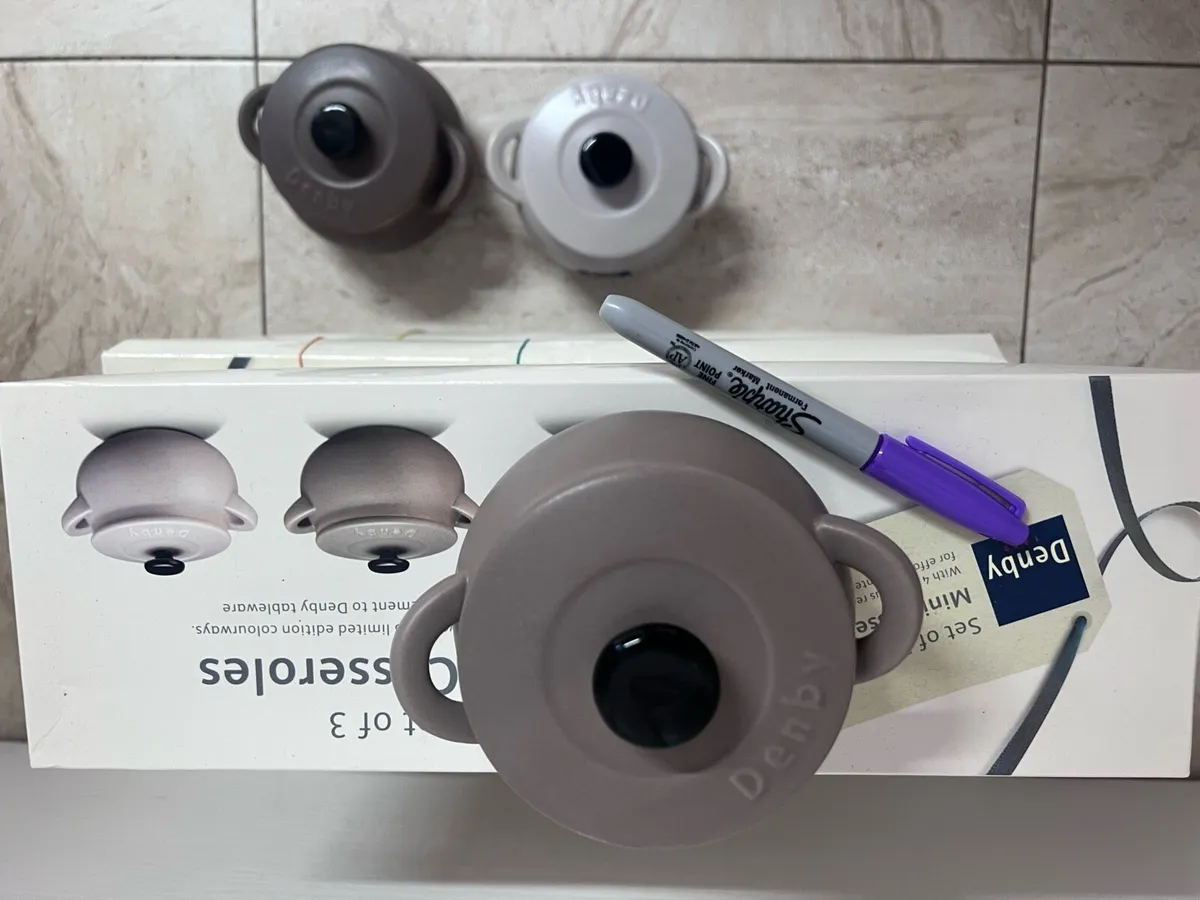 Denby mini casserole dishes x 6 - Image 4