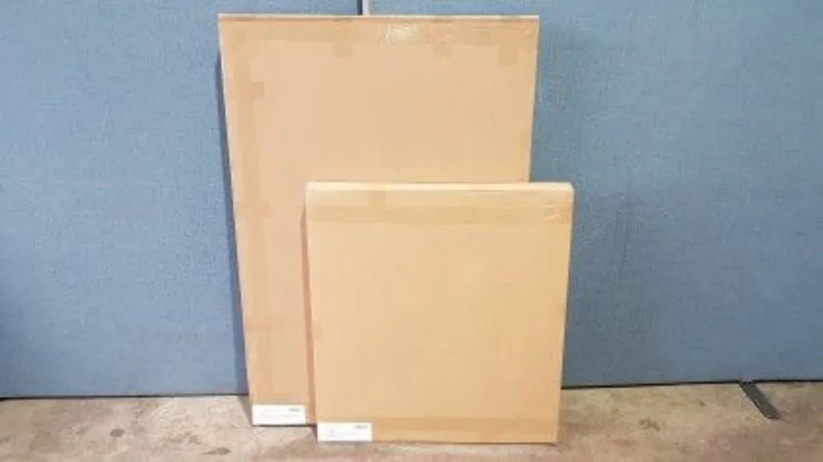 Office Desks - beech - new / boxed - Image 2