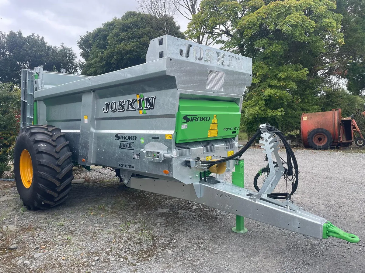 New Joskin 9 Tonne Galvanised Muckspreader - Image 1