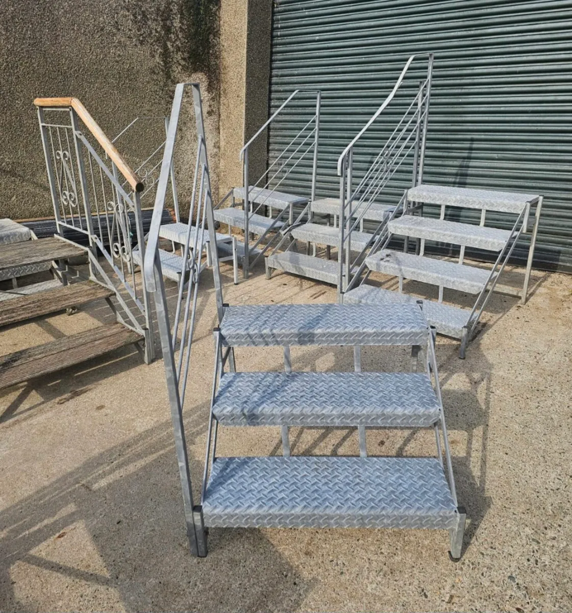 Second Hand galvanised caravan steps - Image 1