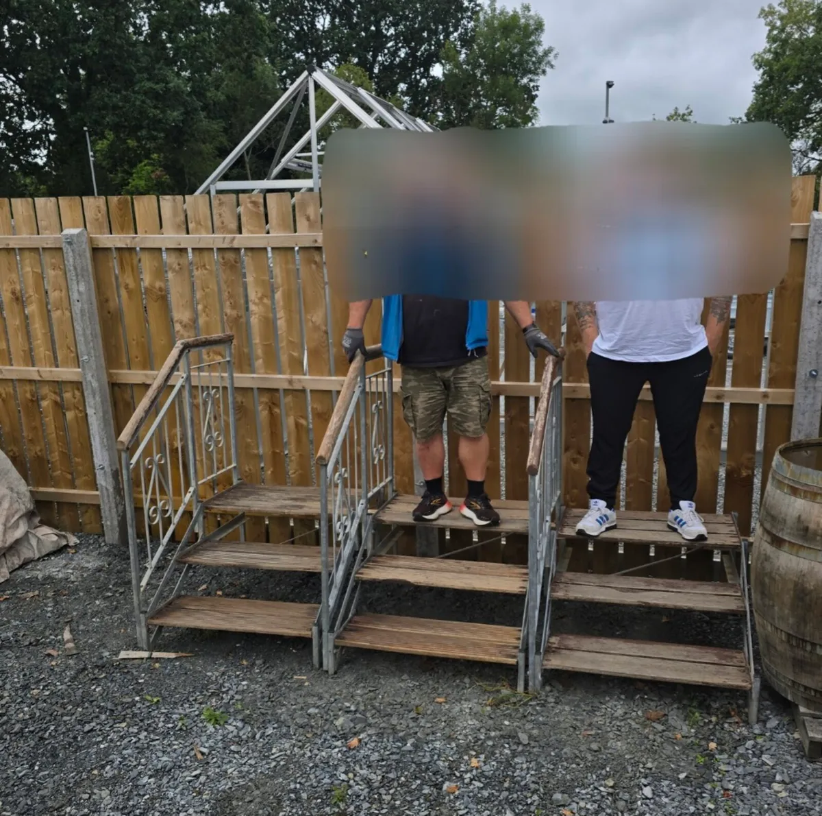 Second Hand galvanised caravan steps - Image 3