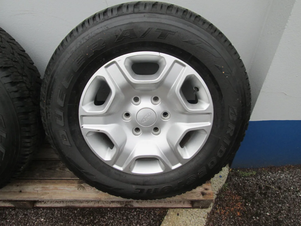 4 x Ford Ranger Alloys And 265/65/17 Bridgestone - Image 2