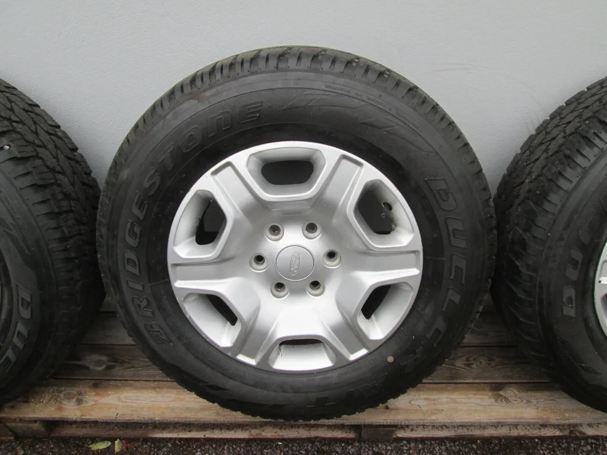 4 x Ford Ranger Alloys And 265/65/17 Bridgestone - Image 3