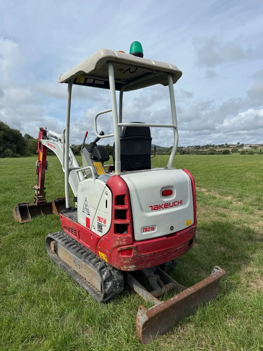 2019 Takeuchi TB216 - Image 2