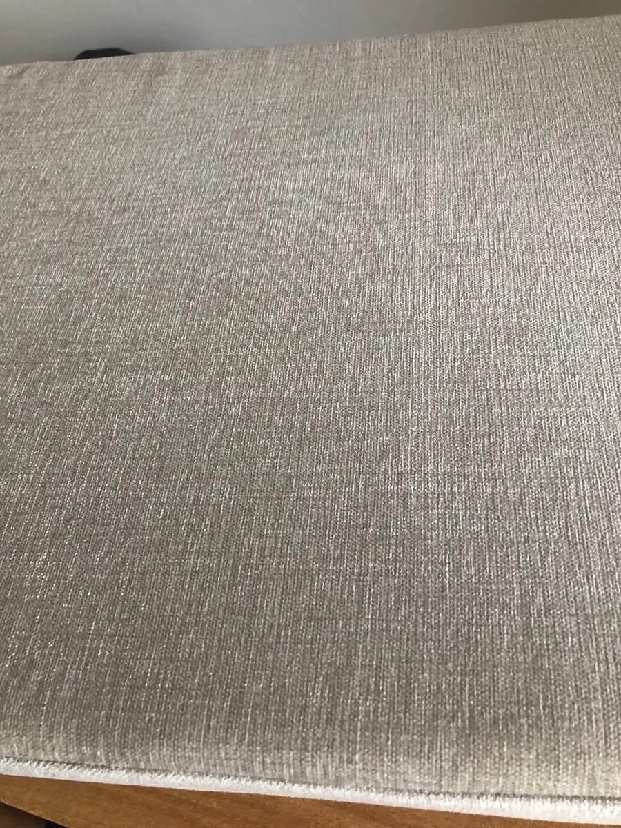 4 Newly Covered Cushions plus 17ft Extra Material - Image 4