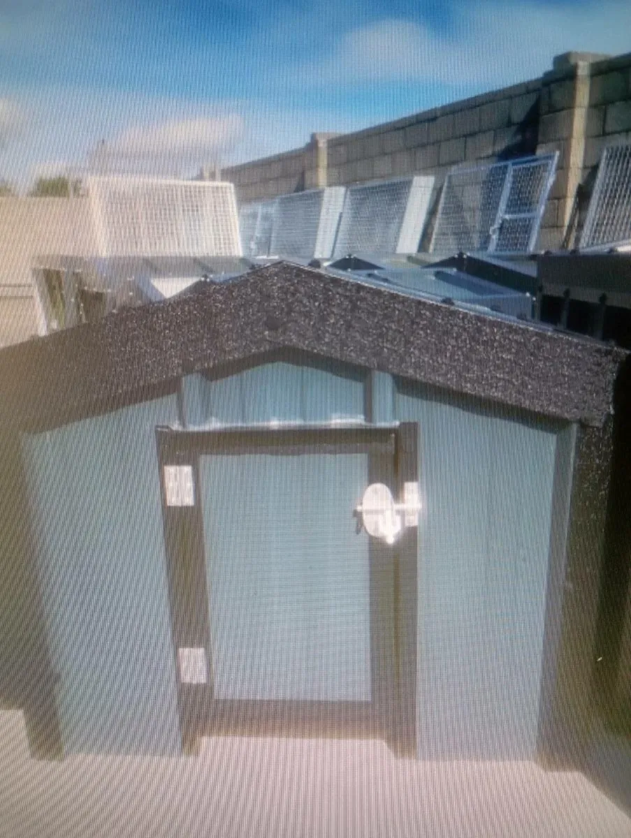 Insulated steel dog house kennel - Image 3