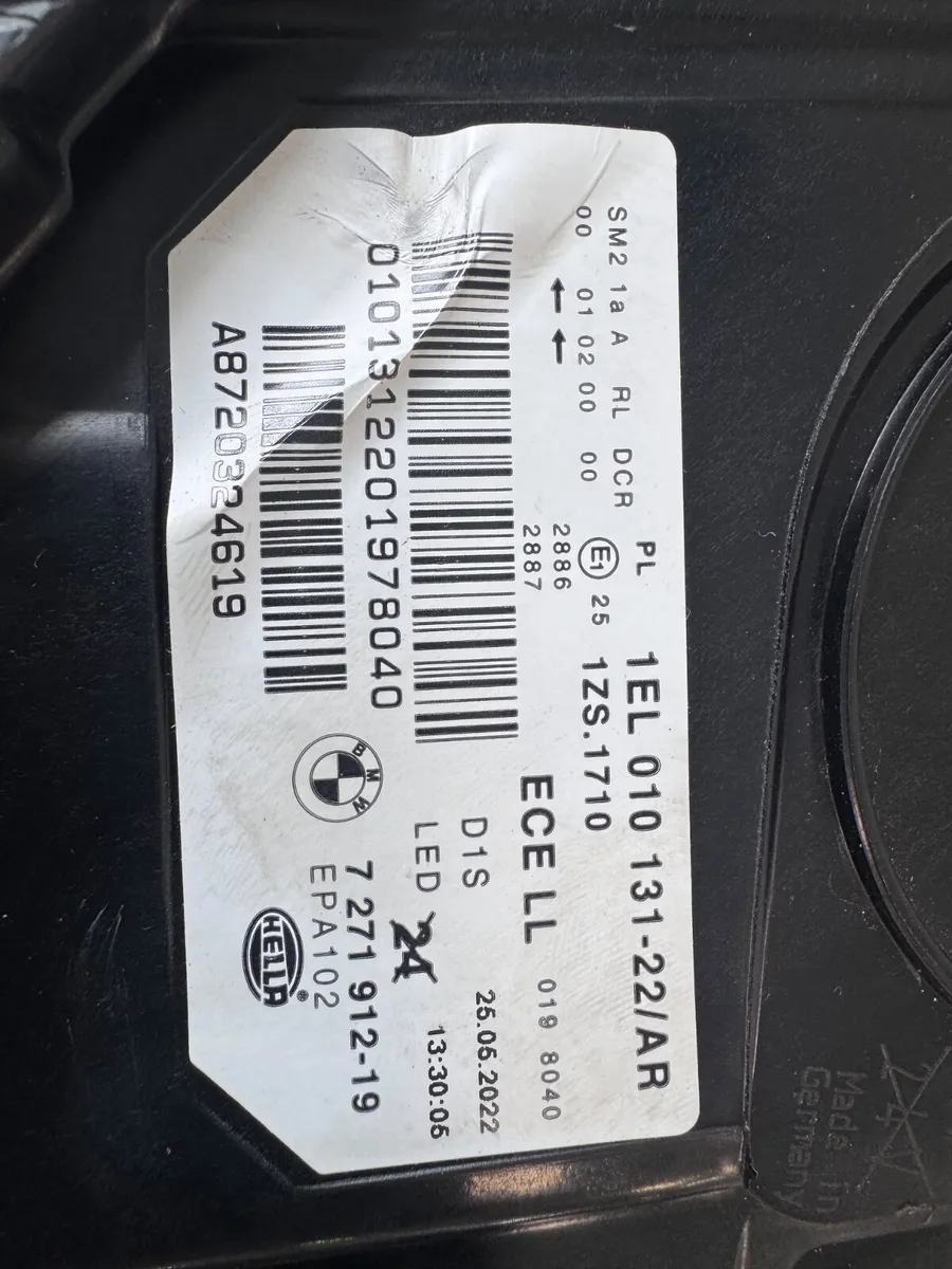 2012 BMW 5 Series Drivers Headlight - Image 3