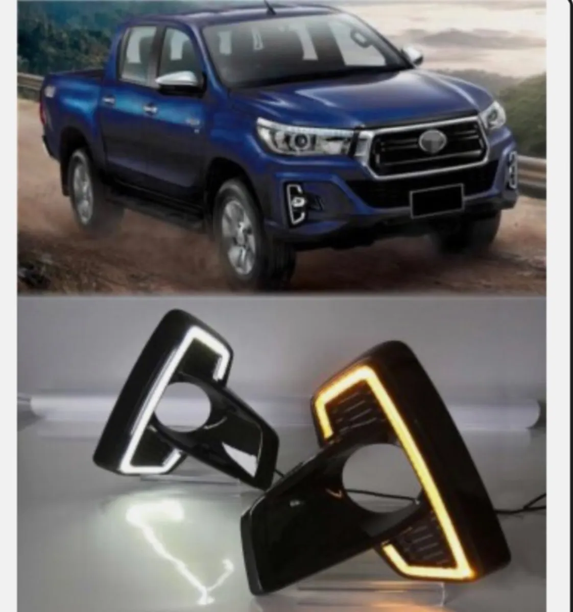 ** Toyota Hilux DRL Fog lamp surrounds 2016 - 20** - Image 2