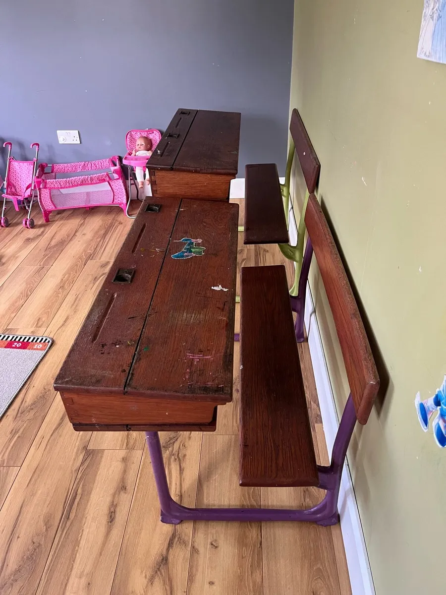 Old style School Benches - Image 2
