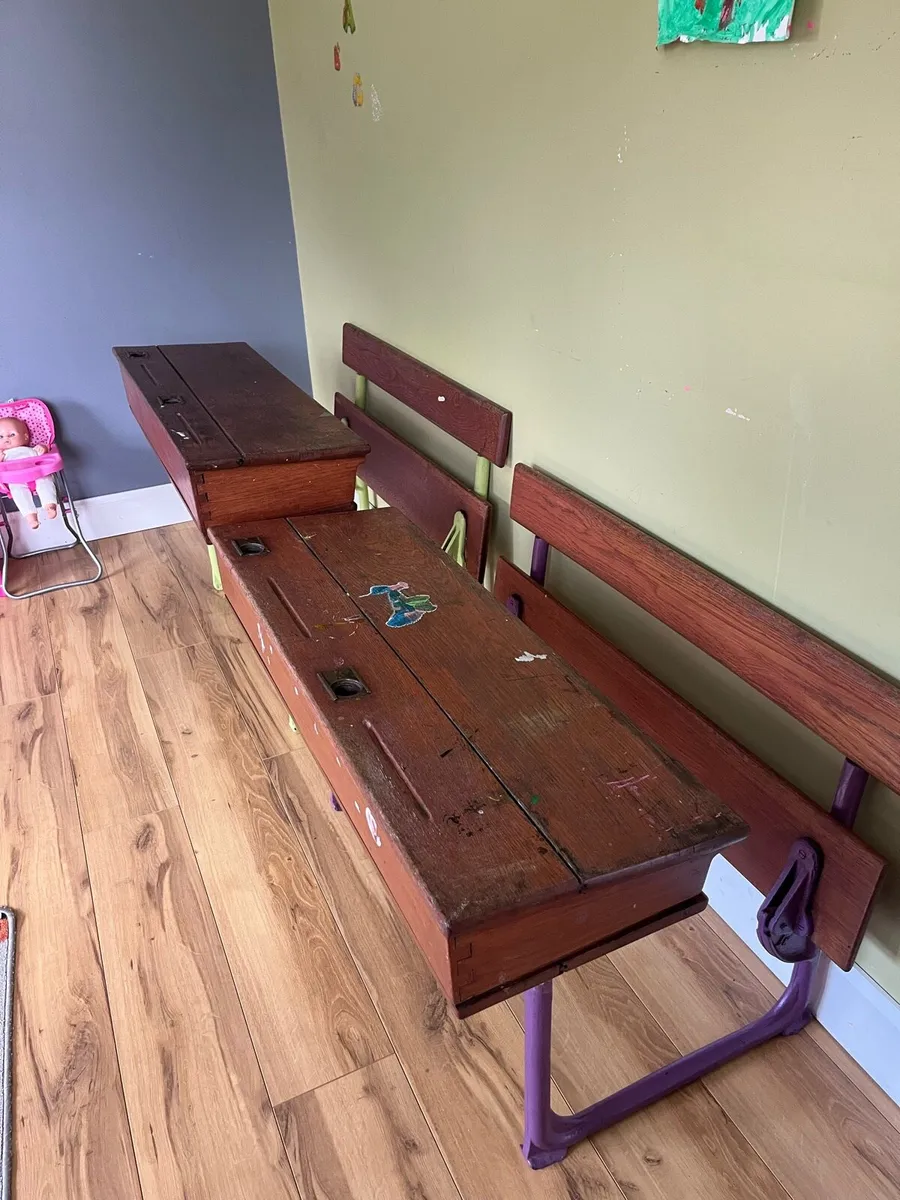 Old style School Benches - Image 3