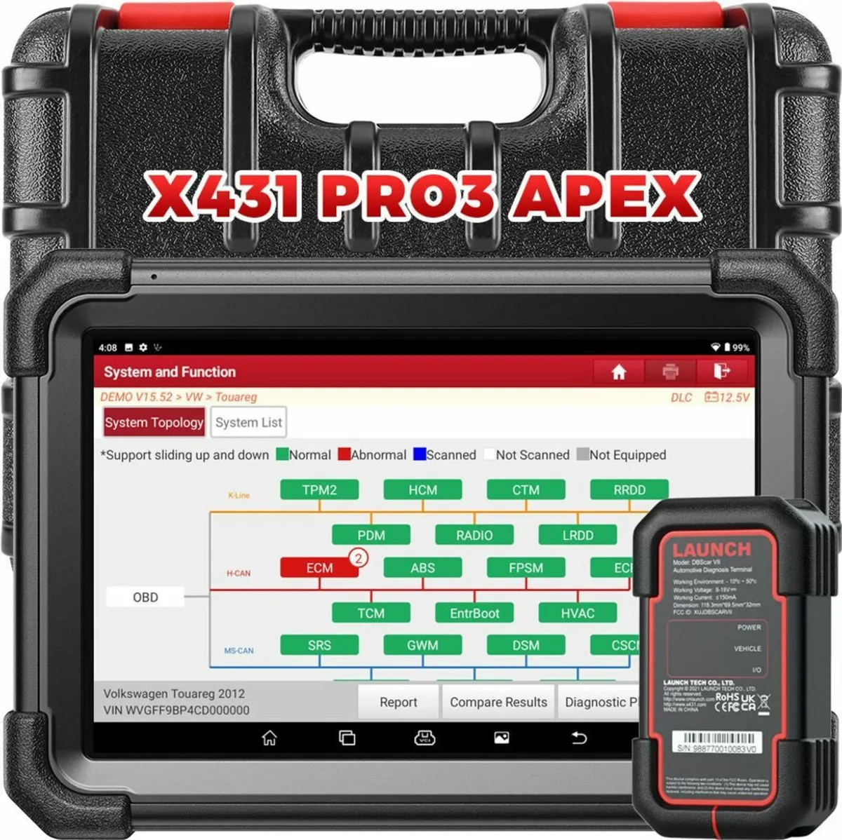 Launch X431 PRO3 APEX 10" Diagnostic Machine - Image 1