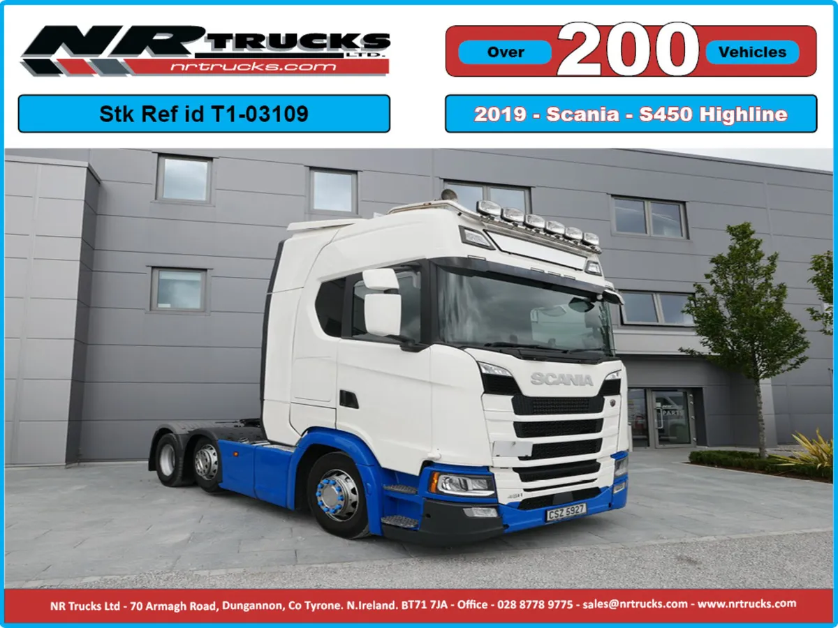 Scania S450 N/G Highline 6x2 Midlift Auto gearbox - Image 1