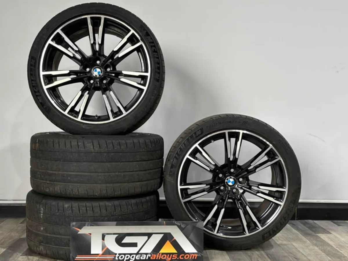 20"GENUINE BMW 706M M5 F90 ALLOY WHEELS & TYRES - Image 1