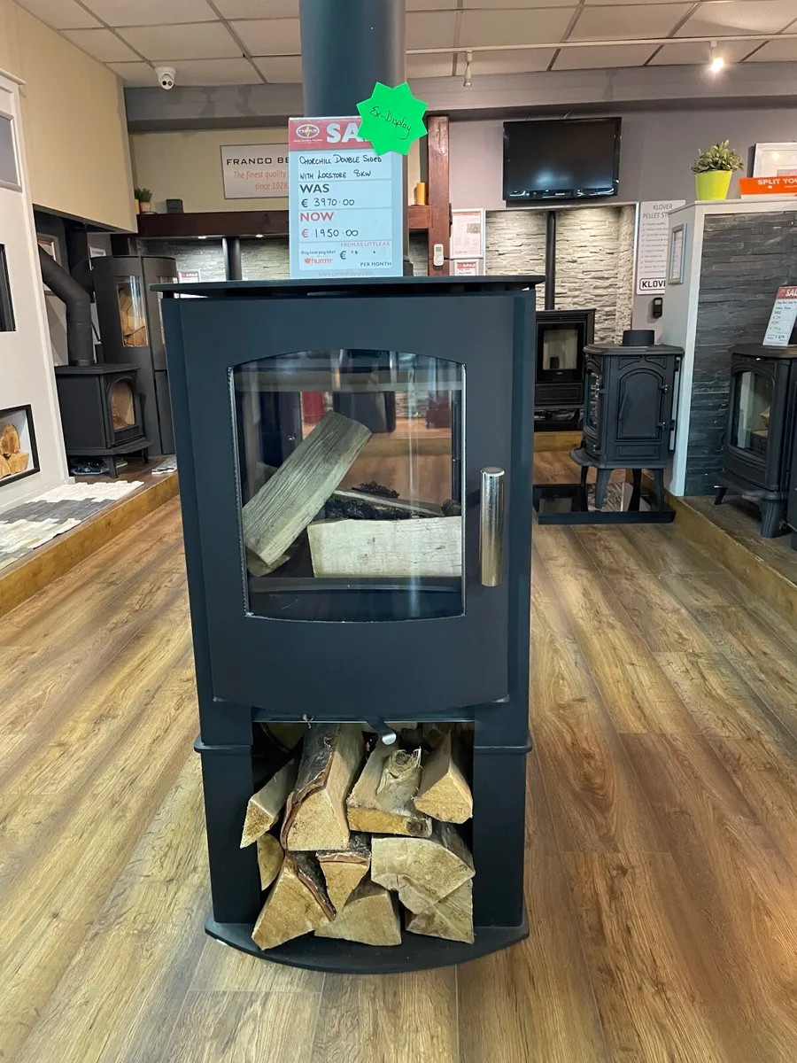 Ex-Display Churchill 8kW Double Sided Stove - Image 1