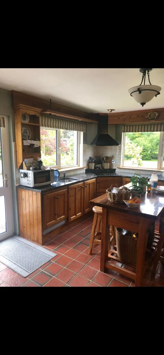 Solid Kitchen, stone top and appliances - Image 1