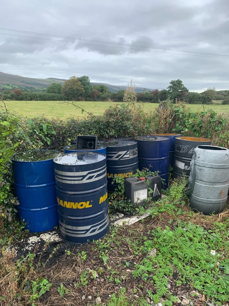 Free Barrels of used oil