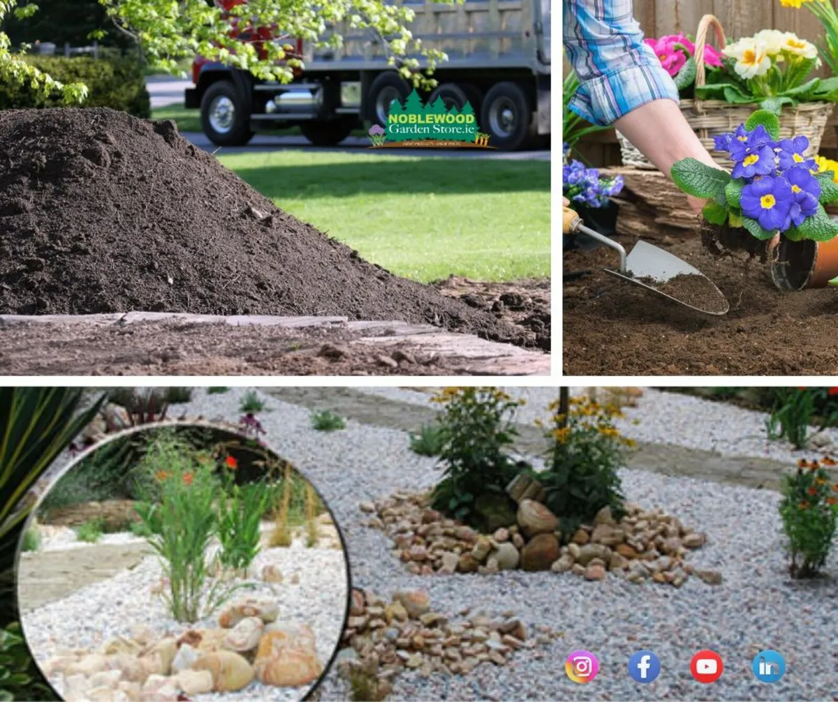 Topsoil, Decorative Gravel, Bark Mulch, Compost - Image 1