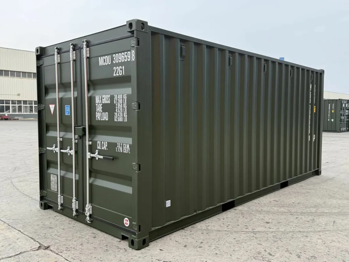NEW 20FT Shipping Container In GREEN - Image 1