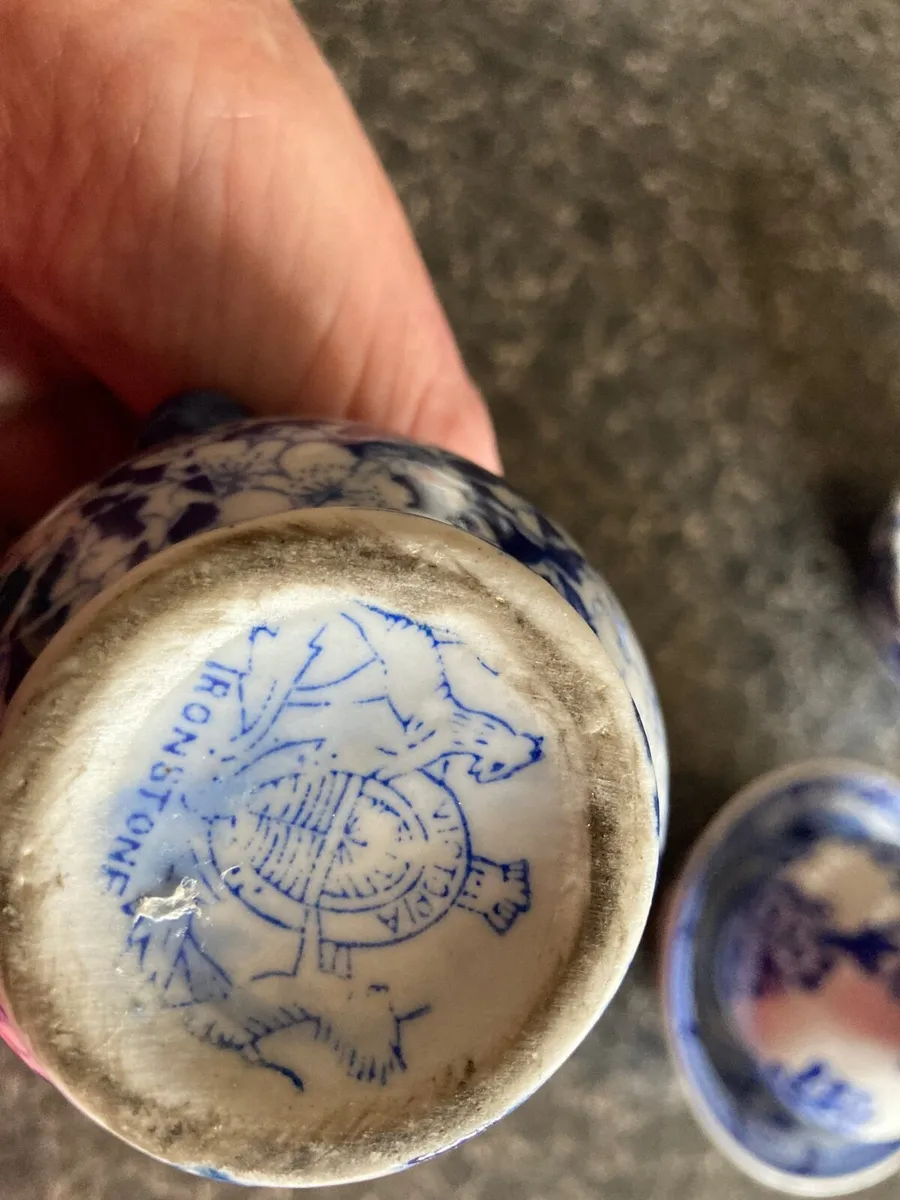 Vintage mini pitcher & basin Victoria - Image 3