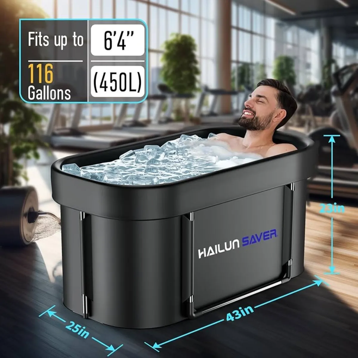 Free Delivery - New 450l ice bath