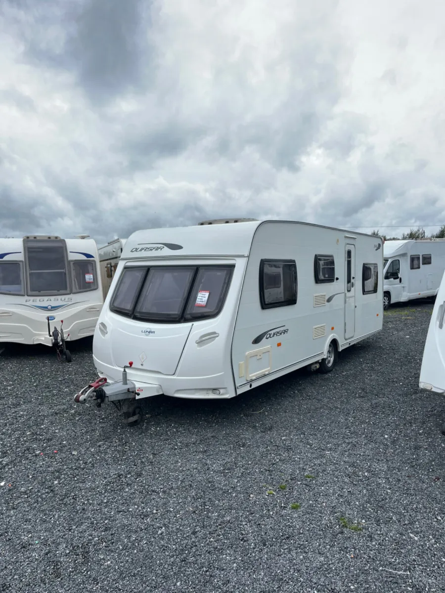 Lunar 6 Berth Triple Bunkbed Big Washroom Caravan - Image 1