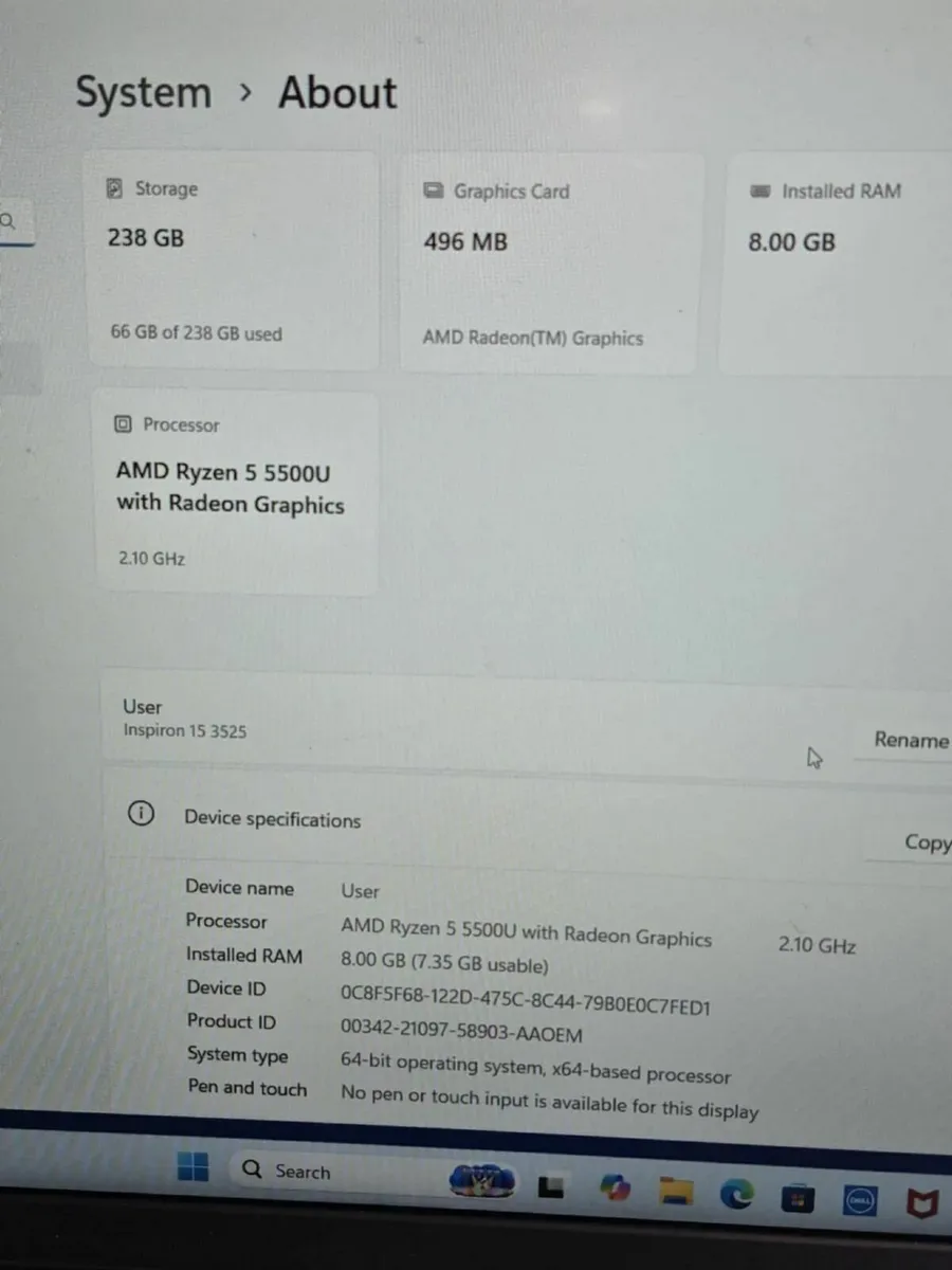 Dell Inspiron 15. Looks like new, great condition - Image 3