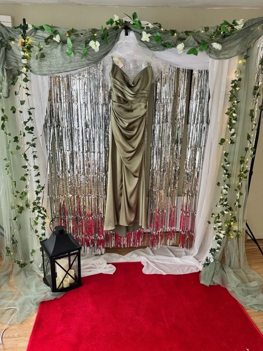 Debs dress- sage green - Image 3