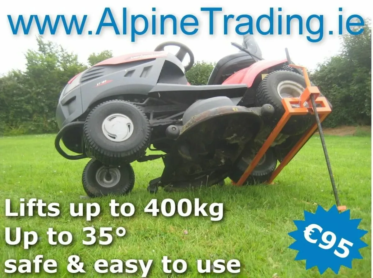 Ride on Mower Lift / Jack - Tractor Mower - Image 1