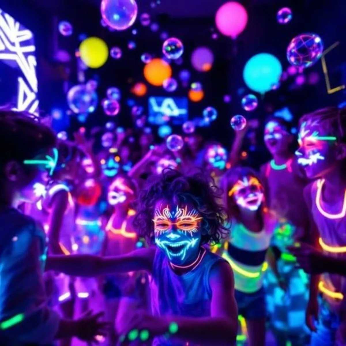 UV Glow Party Set up - Image 2