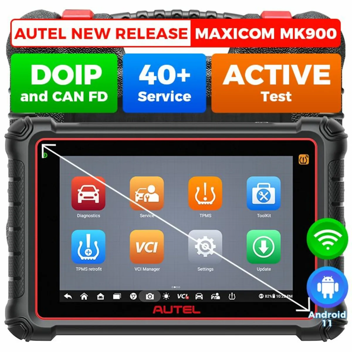 Autel MaxiCOM MK900 Diagnostic Scanner - Image 4