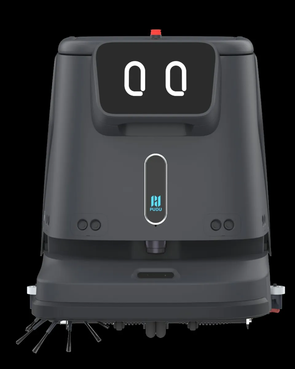 PUDU CC1 Robotic floor scrubber dryer Supermarket - Image 4