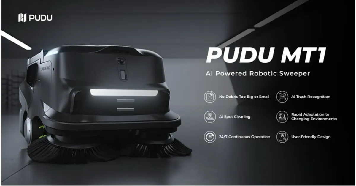PUDU MT1 – AI-Powered Robotic Sweeper 🤖🧹 - Image 1