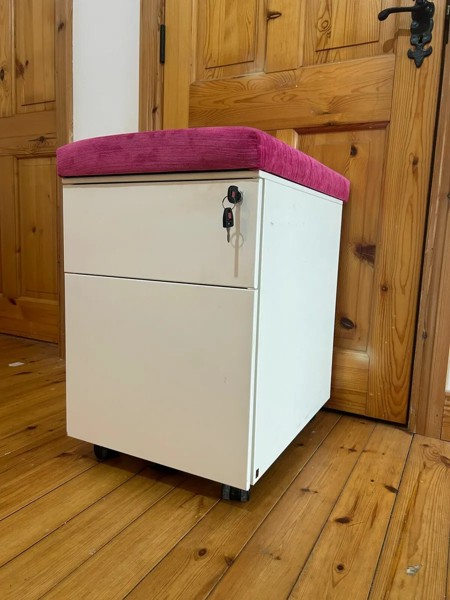 Steel Pedestals with Cushion Tops - Image 1