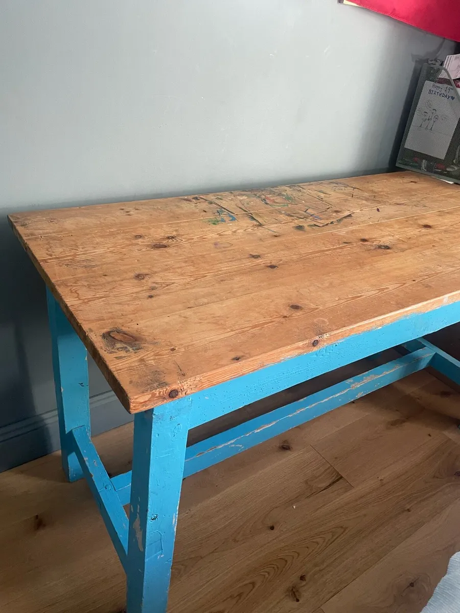 Rustic Kitchen Table - Image 1