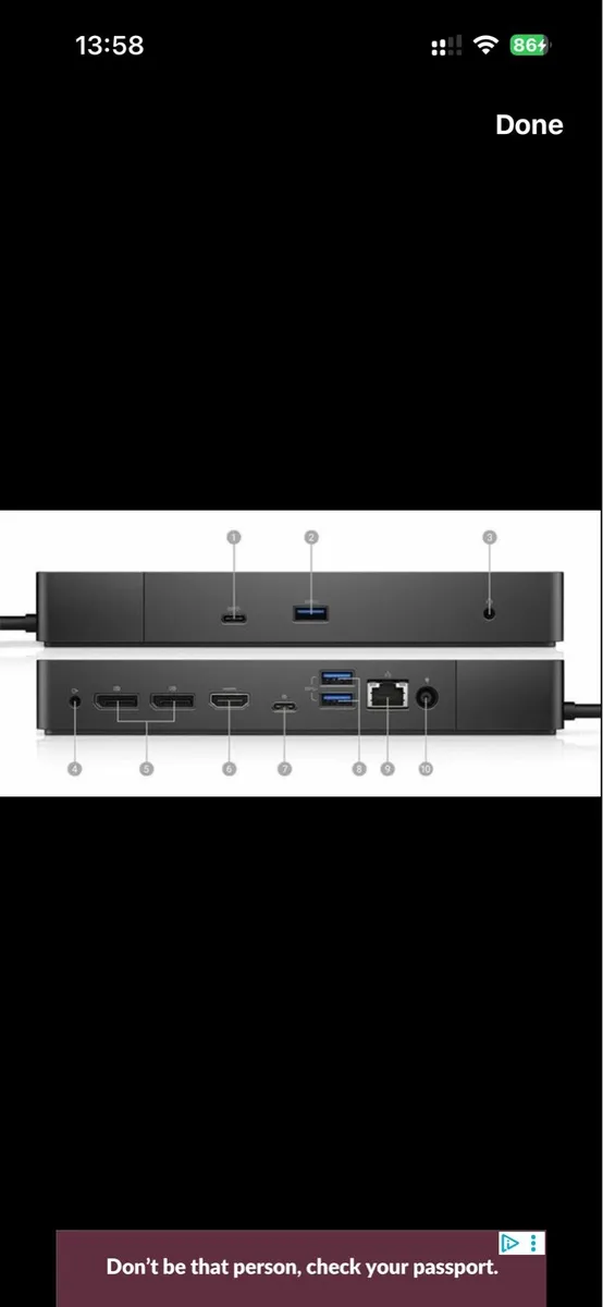 Dell WD19 130w Docking Station - Image 3