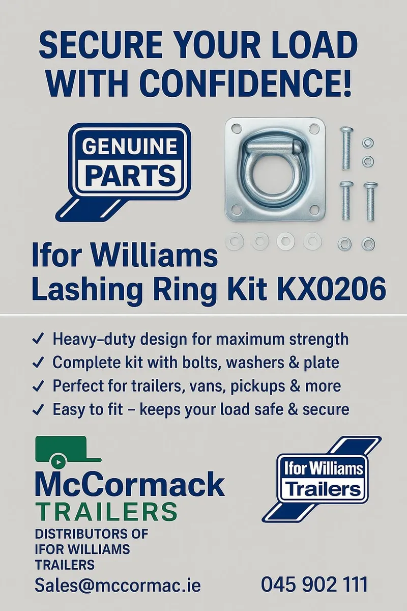 Ifor Williams Lashing Rings - Image 1