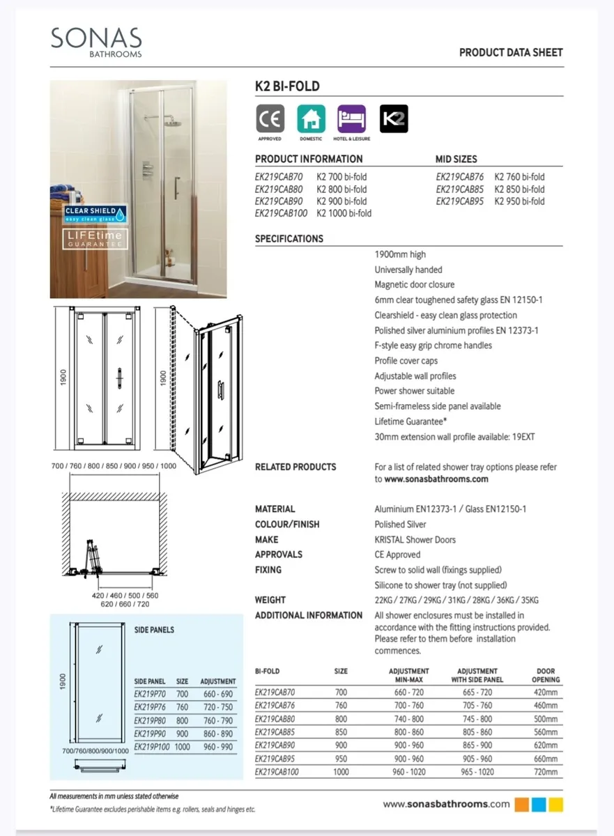 Shower door - Image 2