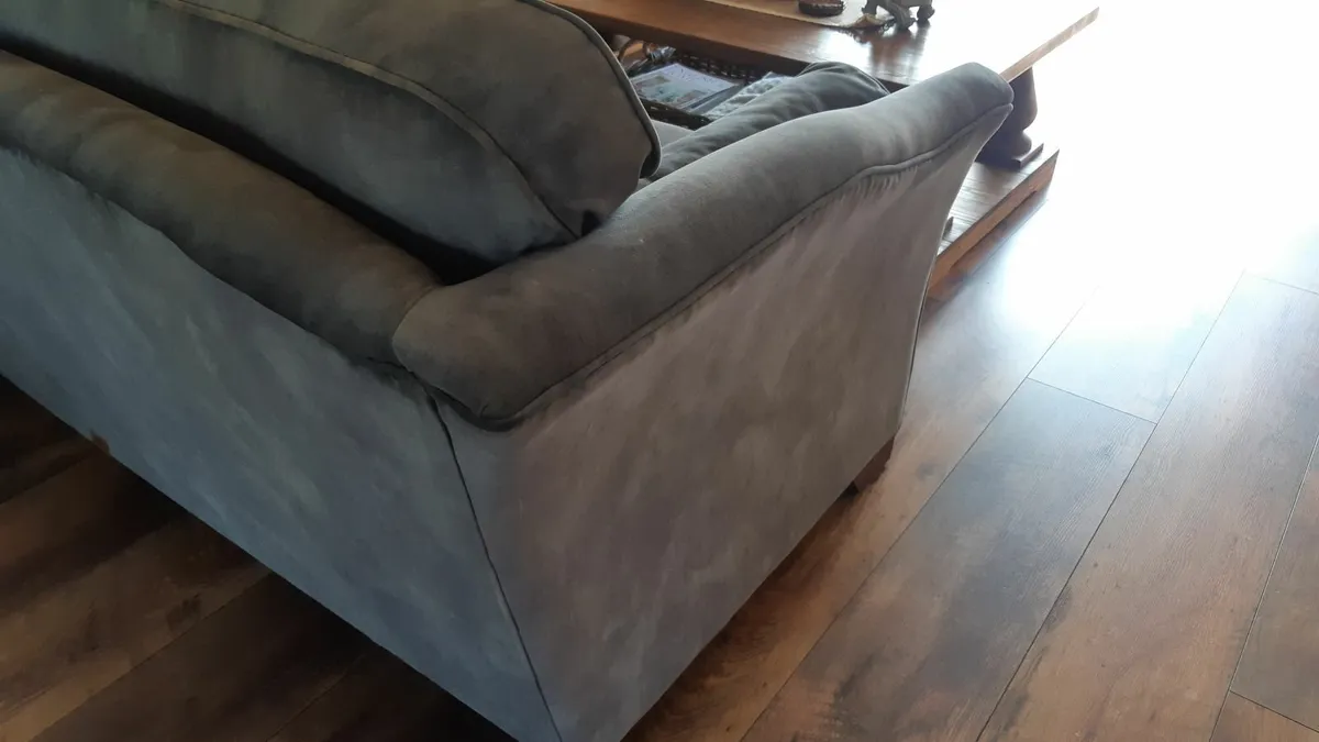 FInline 3 seater sofa, armchair, footstool - Image 2