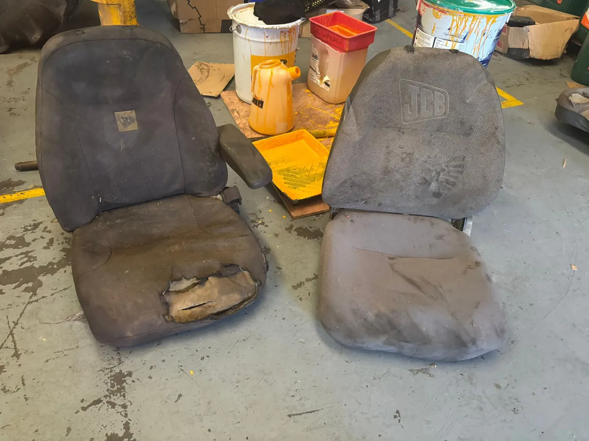 Genuine JCB Seats - PRICED TO GO!!! - Image 1
